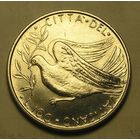 Ватикан 100 Лир Голубь