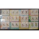 Марки Беларуси 2006, Девятый стандарт Птицы сада в нижних угловых квартах из больших листов с цифрой 5, заказы разные, КМ 648 - 659