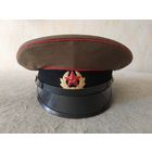 Фуражка военнослужащих рядового и сержантского состава танковых войск и артиллерии ВС СССР. Размер - 56.