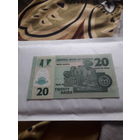 НИГЕРИЯ 20 найра 2018 год/ полимер/