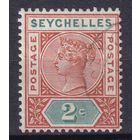 63.BrKSe. Великобритания. Колонии. Сейшельские острова. Виктория. Стандарт. 2C. 1900 г. Mi.#20.
