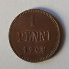 1 пенни 1909 года. XF