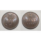 1 пенни 1911 UNC
