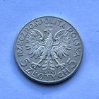 Монета СЕРЕБРО Польша 5 злотых 1933 год Ядвига ОТЛИЧНЫЕ