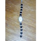 Часы механические ЛУЧ . Браслет с камушкоми