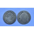 Монеты СЕРЕБРО Польша 6 грошей 1681 и 1682 год Ян Собеский