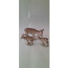 СТАТУЭТКИ ОЛЕНЕНКИ И ОЛЕНИХА. АРТЕЛЬ 1950-Е. ТУРЫГИНО. РЕДКОСТЬ