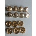 Большие  морские  советские  пуговки в двух вариантах тыльной части  уже 80-х. цена за 1.