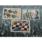 Германия Нотгельд 50 пфенниг 1/2 марки 1922 Stroebeck Шахдорф-Штрёбек Шахматы 3 шт