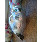 Елочная игрушка СССР . Сова .Филин. Прищепка .