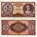 Венгрия. 1000000000 / 1 000 000 000 пенго (образца 1946 года, P125, XF)