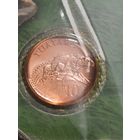 Новая Зеландия 10 центов 2007 г ( фауна - Гаттерия - Елизавета II - KM#234 - Запайка - Блистер - редкая -тираж 15 тыс)