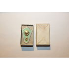 Знак об окончании сельскохозяйственного техникума СССР, алюминий, коробочка, ММД.