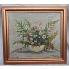 Картина натюрморт известного датского художника Matthias Peschke Kоedt (1885-1949 гг).