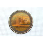 ПЛАКЕТКА.МИНСК 1934г. Перегородчатая эмаль,роспись.Редкость