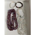 Бусы Чехословакия. Браслеты натуральный камень