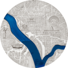 Палау 20 долларов 2025г. Тиффани "Tiffany Art: Метрополис - Вашингтон". Монета в капсуле; подарочной рамке - футляре; сертификат; коробка. СЕРЕБРО 93,30гр.(3 oz).