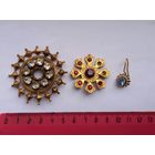 Брошки винтажные СССР+Серьга