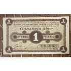 Нотгельд 1 пфенниг 1917 год. Мерзебург,. Веймарская республика