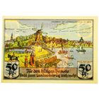 РАСПРОДАЖА!!! - ГЕРМАНИЯ ГАМБУРГ (ВОЛЬНЫЙ И ГАНЗЕЙСКИЙ ГОРОД ГАМБУРГ) 50 пфеннигов 1921 год (второй сюжет) - UNC!