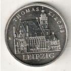 ГДР 5 марка 1984 Церковь святого Томаса в Лейпциге
