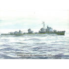 Почтовая карточка "Эсминец проекта 30К в Баренцевом море. 1949 г."