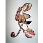 Брошь стильная Чехословакия.