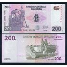 Конго 200 франков 2022 год. UNC