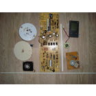 Платы с радиодеталями.