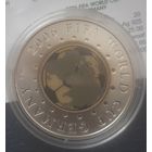 Красивая монета футбол 2006, лоты банк, с рубля!!