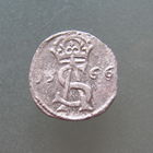 Двойной денарий 1566