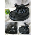 Визитница или пепельница. Собака, сеттер в стойке. СЧЛЗ, СССР,. Чугунное литьё.