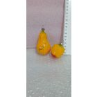 Ёлочные игрушки. Груша и клубника. 23-4