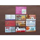 10 календариков одним лотом за 50 копеек (в среднем по 5 копеек за календарик!), ю-907-15 (3863)