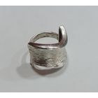Кольцо объёмное серебренное 925 пр. "Волна". 11.4 гр. Европа. Размер 1.8 см.