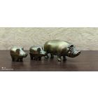 Статуэтки: свинья с поросятами. Тяжёлые. Германия.