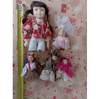 Фарфоровая кукла. Маленькие фарфоровые куклы на запчасти (лотом). Есть много  фарфоровых кукол в моих лотах!