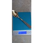 Ложка чайная с рубля. Серебро 875гр 22.77гр. Позолота. Эмаль. Ленинград.