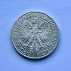 Монета СЕРЕБРО Польша 5 злотых 1933 год Ядвига ОТЛИЧНЫЕ