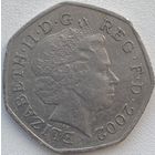 Великобритания 50 пенсов 2002 г.