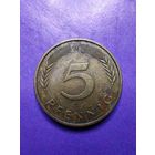 Германия ФРГ 5 пфеннигов 1984 D