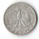 2 злотых 1934 Ядвига