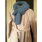 Шарф шаль Zara Ангора Шерсть Вискоза акрил Новый цвет небесно голубой нереально красивый фото не передаёт