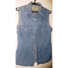 Рубашка джинсовая, р.44-46, б.у