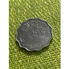 Ирак 10 филсов 1975 г ( Фао , надпись вместо колосьев )