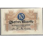 Банкнота 10 марок. 1918 год. Ноймюнстер.Веймарская республика.