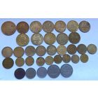 Монеты СССР.Дореформа.35 штук.Разные года и номиналы