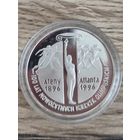 Польша 10 злотых 1995  СЕРЕБРО 925 16,44 грамма (100 лет Олимпийским Играм) С 1 рубля, Без мин.цены!!!