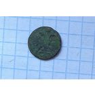 Монета полушка 1722г