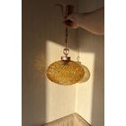 Потолочный винтажный светильник,люстра производства ГДР